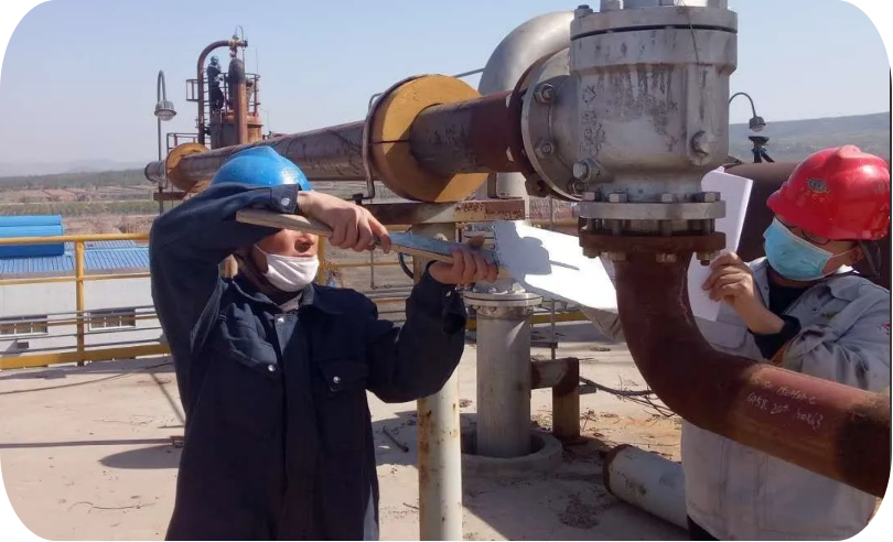 油庫管線吹掃工作圓滿完成，保障油品運輸安全